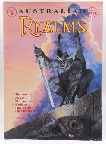 Australian Realms Magazine #6 July/Aug 1992 RPG AD&D, by Staff
