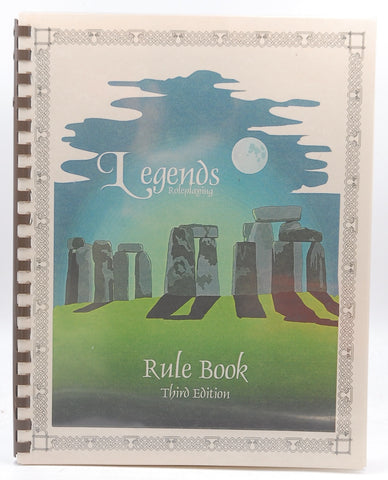 Legends Roleplaying LARP Rule Book Third Edition, by Various