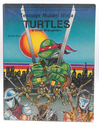 Teenage Mutant Ninja Turtles and Other Strangeness RPG Strangness Typo, by Erick Wujcik First Edition