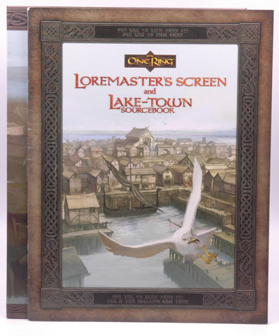 Loremaster's Screen and Lake-Town Sourcebook (One Ring Roleplaying Game), by Francesco Nepitelli