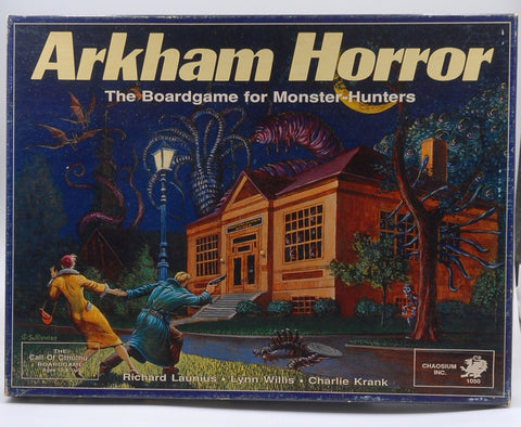 Arkham Horror Boardgame of Monster-Hunters Cthulhu Lovecraft, by Launios, Willis, Krank