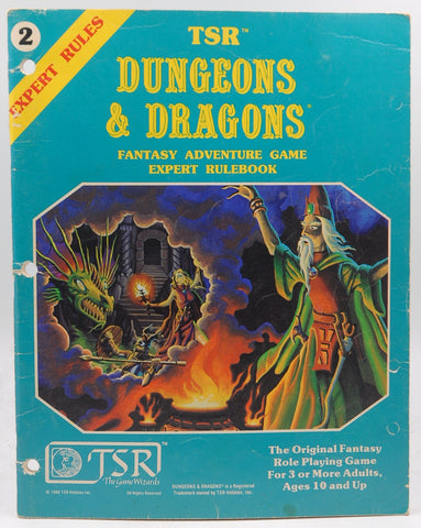D&D Expert Rulebook G++, by Gygax, Arneson, Cook