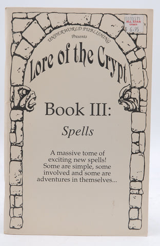 Lore of the Crypt (Book III: Spells), by unknown author