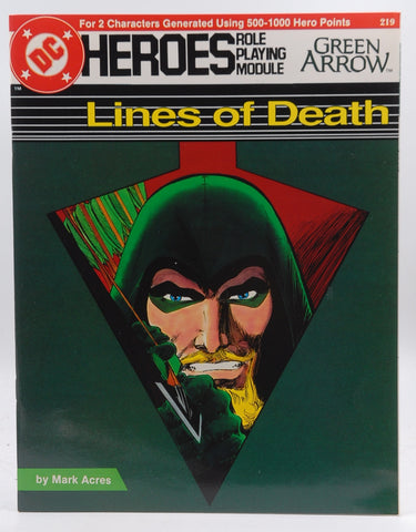 Lines of Death (DC Heroes RPG), by Mark Acres