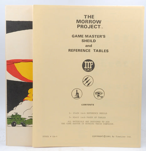 The Morrow PRoject Game Master's Shield and Reference Tables GA-1, by Staff