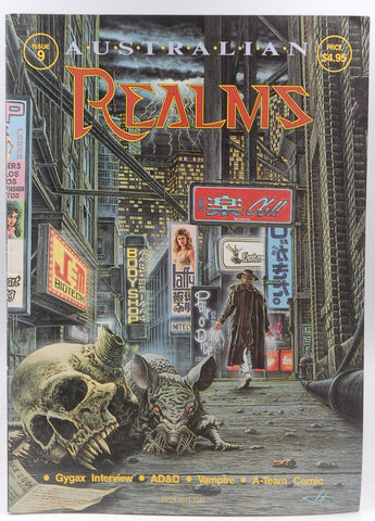 Australian Realms Magazine #9 Jan/Feb 1993 AD&D RPG Gygax Interview, by Nick Leaning