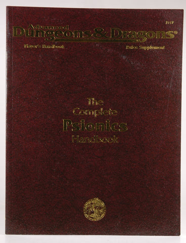 The Complete Psionics Handbook: Player's Handbook Rules Supplement, Dungeons & Dragons (2nd Edition), by Steve Winter