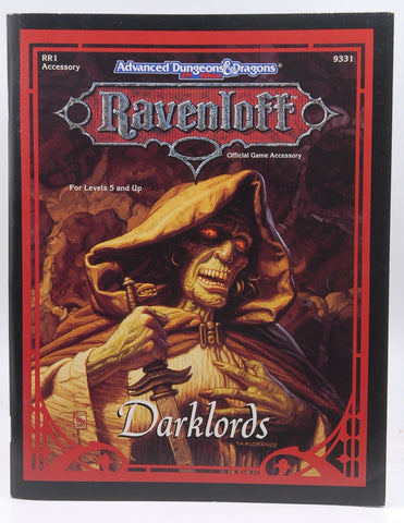 Darklords, 2nd Edition (Advanced Dungeons & Dragons: Ravenloft), by Andria Hayday