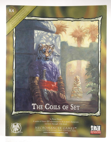 The Coils of Set (Dungeons & Dragons d20 3.5 Fantasy Roleplaying Supplement), by Ryan Henry