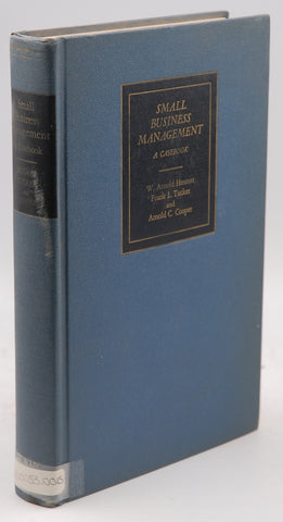 Small business management;: A casebook,, by Hosmer, W. Arnold Signed