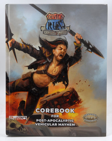 Devil's Run Roleplaying Game Corebook Post Apocalyptic Vehicular Mayhem 2d20, by Staff