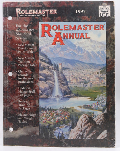 Rolemaster Annual 1997 (Rolemaster Standard System), by Curtis, John