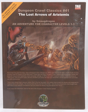 Dungeon Crawl Classics 41*OP: Lost Arrows of Aristemis, by Boughner, Bruce