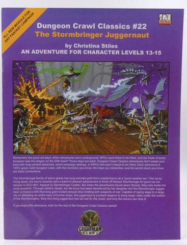 Dungeon Crawl Classics 22, by Stiles, Christina