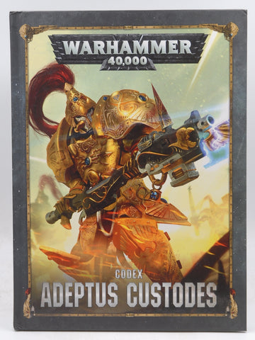 Warhammer Games Workshop 40k Codex Adeptus Custodes, by Staff