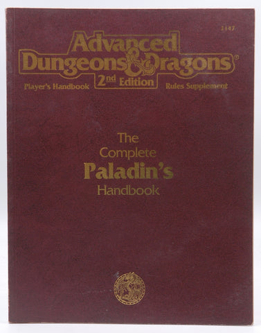 AD&D Complete Paladin's Handbook (Advanced Dungeons & Dragons 2nd Edition) by C.Anthony Pryor (1994-12-31), by