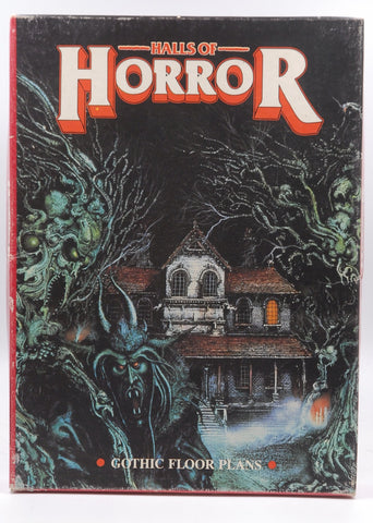Halls of Horror Gothic Floor Plans for RPGs Cthulhu Ravenloft ETC, by Staff