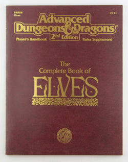 The Complete Book of Elves (Advanced Dungeons & Dragons, Player's Handbook Rules Supplement #2131, by Colin McComb  
