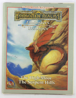 AD&D Elminster's Ecologies The High Moor The Serpent Hills, by Ed Greenwood  