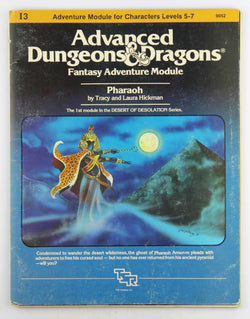 Pharaoh: Advanced Dungeons & Dragons Fantasy Adventure Module (Module I3 for Characters Levels 5-7), by Hickman, Tracy; Hickman, Laura  