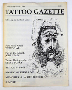 Tattoo Gazette Vol I No 1 1988, by In House  