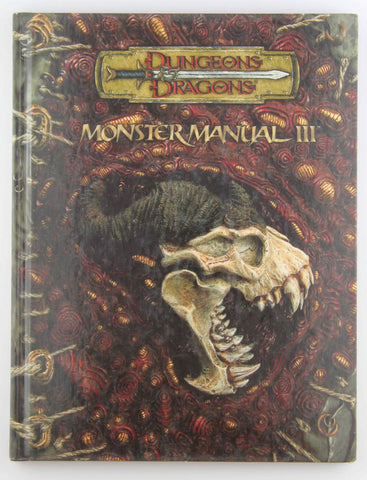 Monster Manual III (Dungeons & Dragons d20 3.5 Fantasy Roleplaying Supplement) (No. 3), by Wizards Of The Coast  