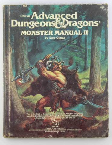 AD&D Monster Manual II Binding Issues, by Gary Gygax  