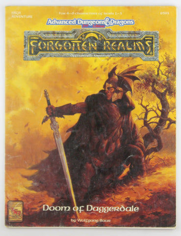 AD&D 2e Doom of Daggerdale G+ Forgotten Realms, by Baur  