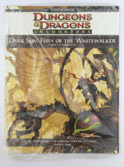 3/3 D&D Encounters 4e Dark Sun Fury of the Wastewalker Flight to Tyr SW, by Tulach  