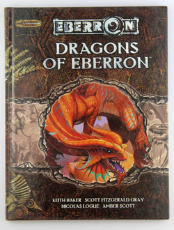 D&D Dragons of Eberron VG+, by Baker, et al  
