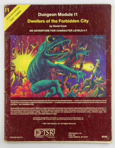 AD&D I1 Dwellers of the Forbidden City Fair, by David Cook  