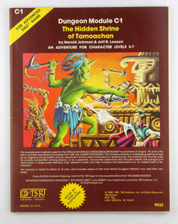 AD&D C1 The Hidden Shrine of Tamoachan Highlighting, by Johnson, Leason  