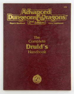The Complete Druid's Handbook VG, by Pulver  