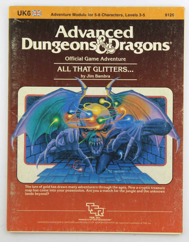 All That Glitters (Advanced Dungeons & Dragons Module UK6), by Bambra, Jim  