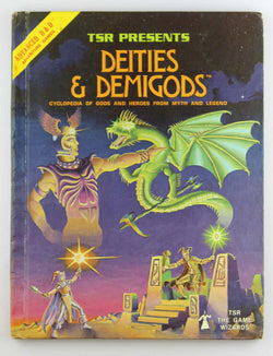 AD&D Deities & Demigods 128pp VG, by Ward, Kuntz  