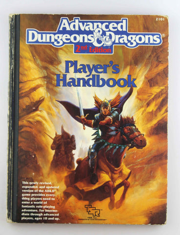 AD&D 2e Player's Handbook Rubbed, by Various  