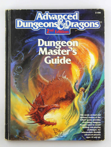 AD&D 2e Dungeon Master's Guide DMG RPG 2100, by Various  