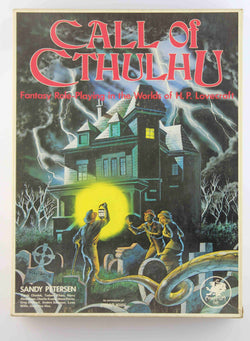Call of Cthulhu Fantasy RPG 1981 1st Edition, by Sandy Petersen  