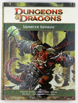 D&D 4e Monster Manual VG, by Mearls, et al  