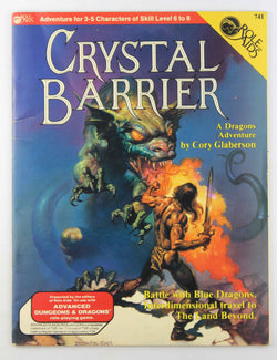 Crystal Barrier (Role Aids Advanced Dungeons and Dragons Supplement, Stock # 741), by Glaberson, Cory  