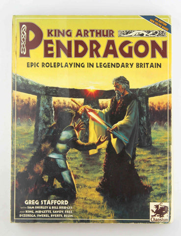 King Arthur Pendragon Epic RPG Britain G+, by Greg Staford  