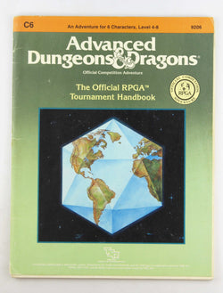 Official RPGA Tournament Handbook (Advanced Dungeons and Dragons module C6), by Bruce Rabe, Jean Rabe, Daniel Kramarsky  