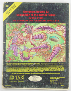 AD&D S3 Expedition to the Barrier Peaks Fair, by Gary Gygax  