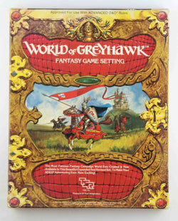 AD&D World of Greyhawk Boxed Set VG+, by Gary Gygax  