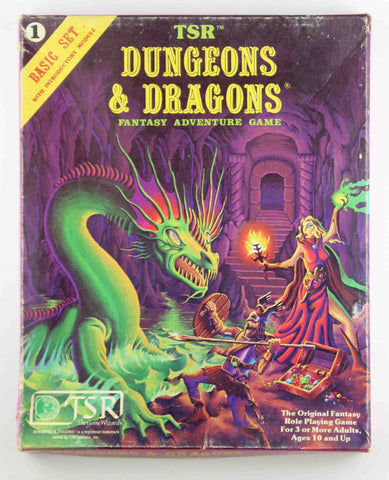 Dungeons & Dragons Basic Set 2011 D&D w/Dice One Split, by Gary Gygax, Dave Arneson  