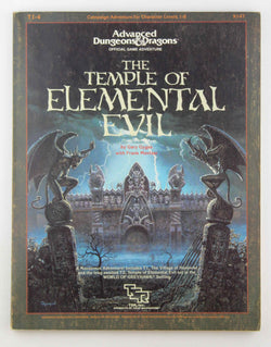 AD&D The Temple of Elemental Evil w/Booklet, by Gary Gygax, Frank Mentzer  
