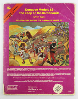 D&D B/X B2 The Keep on the Borderlands  Play Copy, by Gary Gygax  