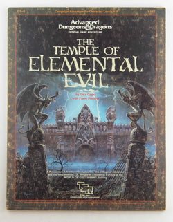 AD&D The Temple of Elemental Evil w/Typo, by Gygax, Mentzer  
