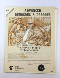 AD&D C1 The Hidden Shrine of Tamoachan VG Monochrome, by Johnson, Leason  