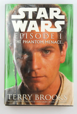 Star Wars Episode 1 Phantom Menace Obi Wan Cover, by Terry Brooks Signed First Edition
